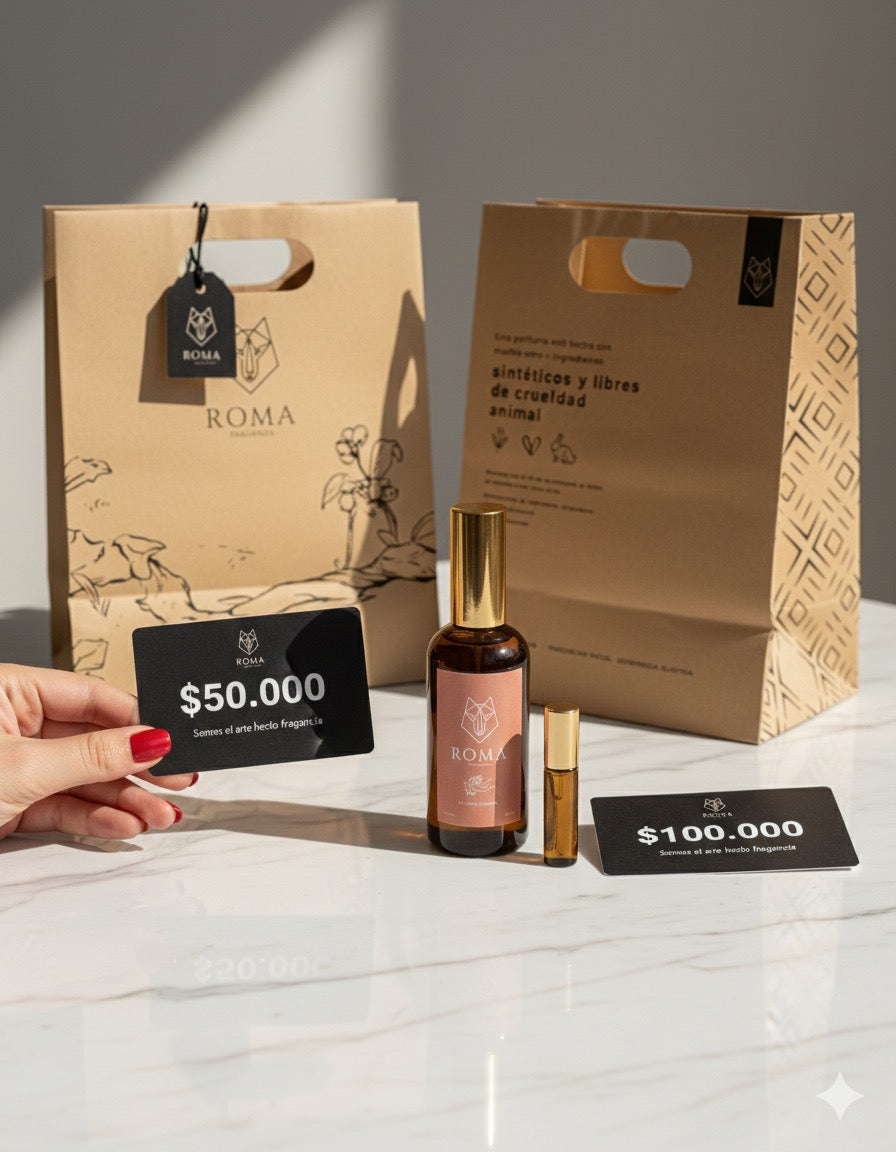 Tarjeta Regalo┃ROMA FRAGANZA